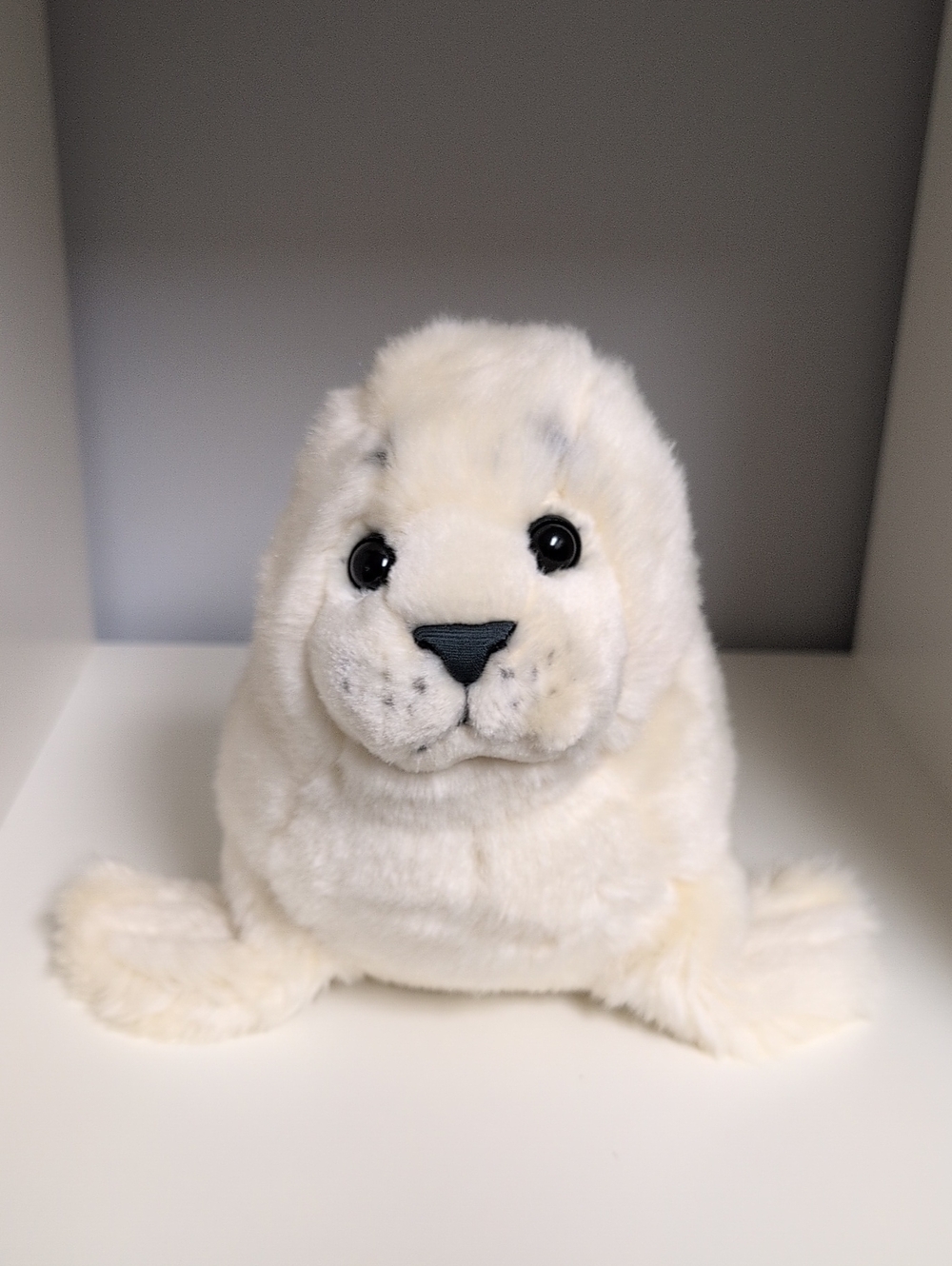 Webkinz Signature Harp Seal No Code EUC Y2K Collectible Plush White Seal
